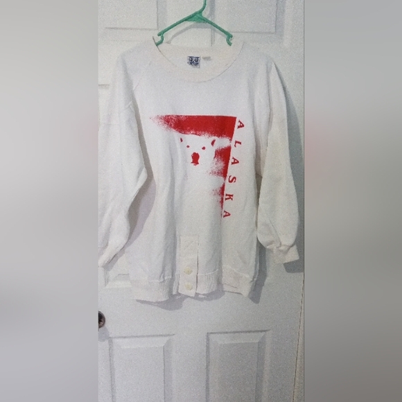 Gear for Sports Vintage Alaska sweatshirt. Unique button design on the front. - Picture 1 of 6